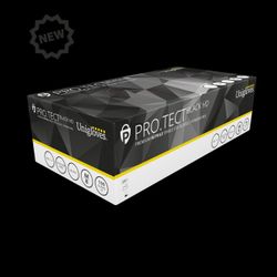 *GUANTE GA0063 PRO.TEC BLACK HD PF SZ T-M (100 U)