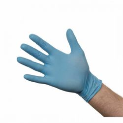 GUANTE GS0035-UNICARE SOFT NITRILE BLUE T-XL (100U)
