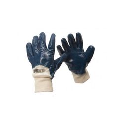 GUANTE HILO MALLA IMPREGNADO NBR AZUL T. 9