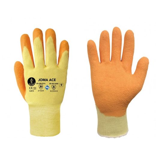 GUANTE JOMA ACE LATEX RUGOSO NARANJA TALLA-9