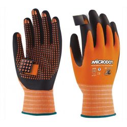 GUANTE NILON CON NITRILO FOAM MICRODOT T-6