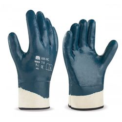 GUANTE NITRILO AZUL CUBIERTO (688NCA/U)