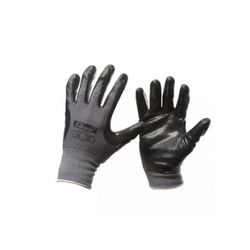 GUANTE NITRILO MALLA 100% NEGRO T.8