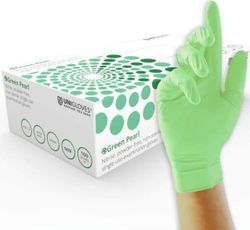 GUANTE NITRILO PRO.TEC VERDE HD+ TALLA- XL (100U)