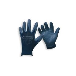 GUANTE NYLON PALMA POLIURETANO AZUL T.10