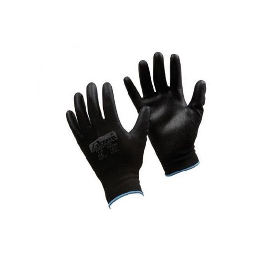 GUANTE NYLON PALMA POLIURETANO NEGRO T.7
