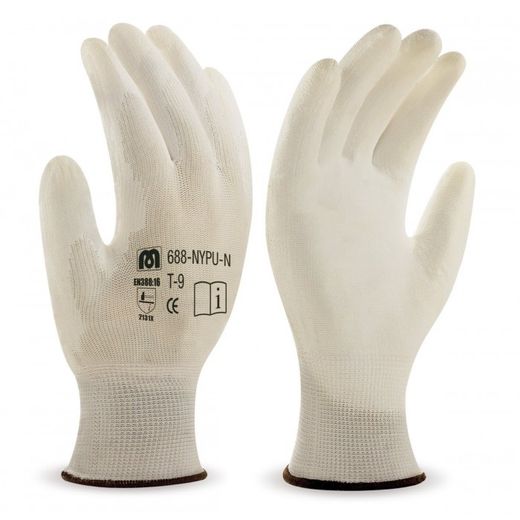GUANTE NYLON POLIURETANO TALLA 9 (688NYPUNBL/9)