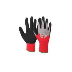 GUANTE NYLON/FIBRA, LATEX RUGOSO T-10
