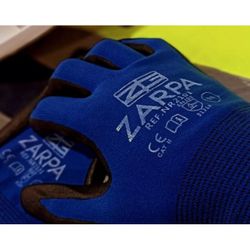GUANTE NYLON/SPANDEX RECUBRIMIENTO DE NITRILO T8 GALGA 18