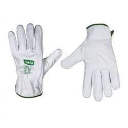 GUANTE PIEL FLOR COLOR BLANCO TALLA 9