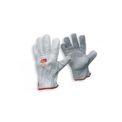 GUANTE PIEL FLOR VACUNO BLANCO 2133 X T.10
