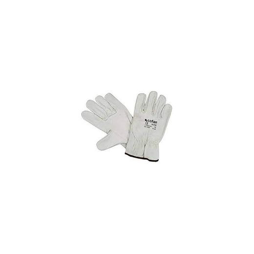 GUANTE PIEL VACUNO GRIS T-7