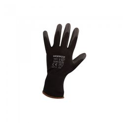 GUANTE PU WORKFIT NEGRO-NEGRO 7"