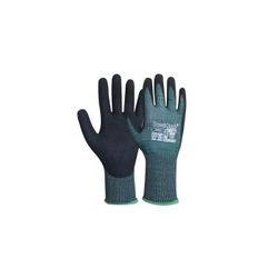 GUANTE SOPORTE HPPE FIBRA VIDRIO, NITRILO FOAM/SANDY. EN407 T-9