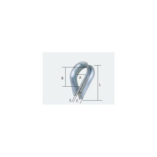 GUARDACABO CORAZON 1" - CAB.4/5MM