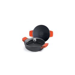 GUISERA CON TAPA EXCELLENT TITANIO 24 CM