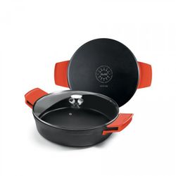 GUISERA CON TAPA EXCELLENT TITANIO 28 CM