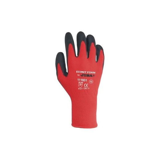 H111801/10 "ECO-NIT FOAM" GUANTE DE NYLON CON RECUBRIMIENTO DE NITRILO T-10