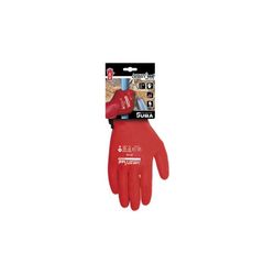 H5115R/9 GUANTE NYLON RECUBIERTO DE NITRILO MICRO FOAM SIN COSTURAS COLOR ROJO CON CA