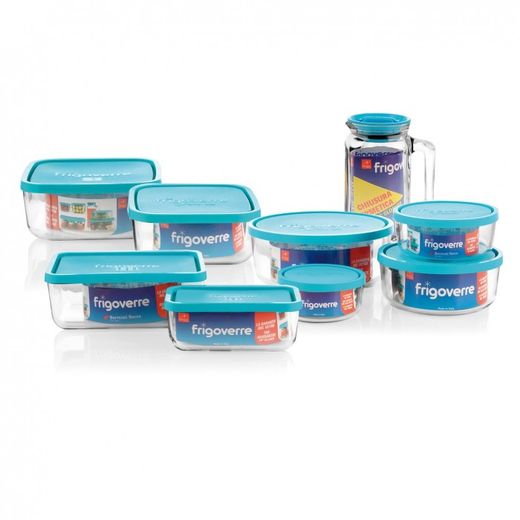 HERMETICO FRIGOVERRE 12CM. TAPA AZUL