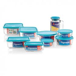 HERMETICO FRIGOVERRE 21X13CM. TAPA AZUL