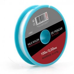 HILO NYLON BLANCO 0,6 MM. 100 M.