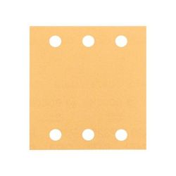 *HOJA DE LIJA ORBITAL C470:115X107MM 6PG180 X10