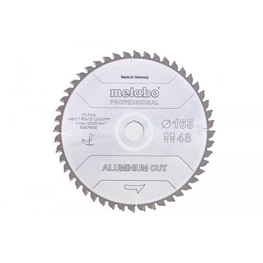 HOJA DE SIERRA ALUMINIUMCUTPROF 190X30 MM 52 FZ/TZ 5°NEG