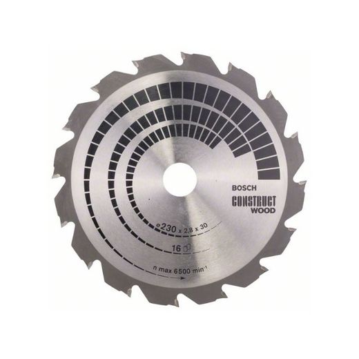 HOJA DE SIERRA CIRCU.CONSTRUCT WOOD 230X2.8X30D:16FWF