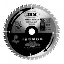 HOJA DE SIERRA CIRCULAR 40T 185MM PARA METAL PARA REF. 60022