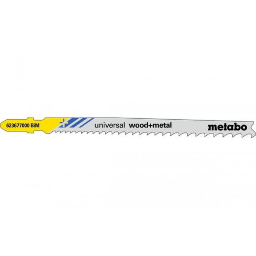 HOJA DE SIERRA DE CALAR 25 UNIVER.: MADERA, METAL, METAL NE, PLASTICO / FRES., OND.. BIM 106 MM