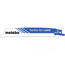 HOJA DE SIERRA DE SABLE 5 "FLEXIBLE METAL": ACERO / 1,4MM/18 TPI / FRES., OND.. BIM 150X0,9 MM