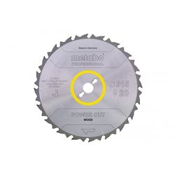 HOJA DE SIERRA POWERCUTPROF 250X30 MM 24 WZ 3°NEG