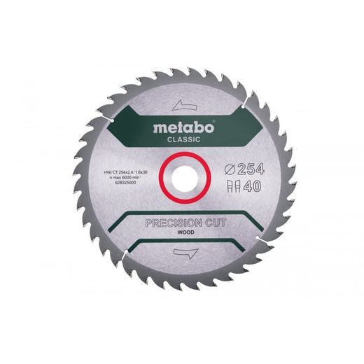HOJA DE SIERRA PRECISIONCUTCLASSIC 254X30 MM 40 WZ 20°