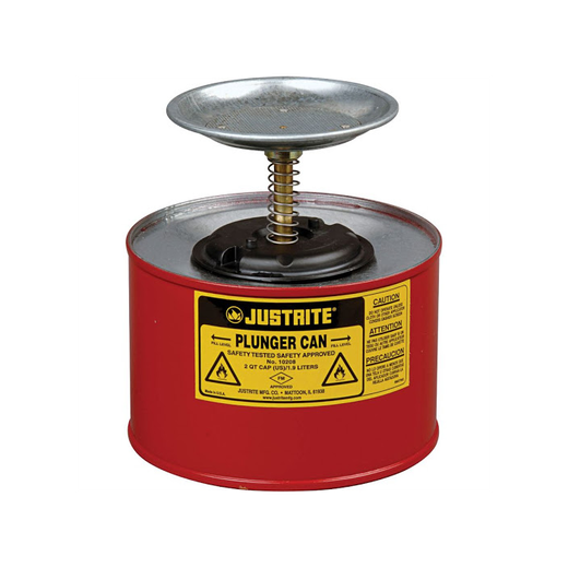 HUMEDECEDOR DE CHAPA DE ACERO COLOR ROJO DE 2L DIAM X H 184X203 MM