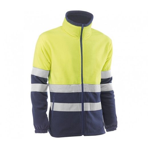 HV1772/XL FORRO POLAR 100% POLIESTER DE 280 GR./M² CON BANDAS REFLECTANTES COLOR AMA