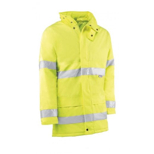 HV703/S PARKA BASICA ACOLCHADA 100% POLIESTER OXFORD/PU CON BANDAS REFLECTANTES 3M.