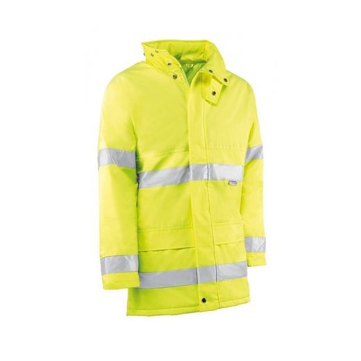 HV703/XXL PARKA BASICA ACOLCHADA 100% POLIESTER OXFORD/PU CON BANDAS REFLECTANTES 3M.