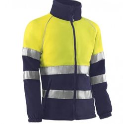 HV772/XXXL FORRO POLAR 100% POLIESTER DE 280 GR./M² CON BANDAS REFLECTANTES 3M C