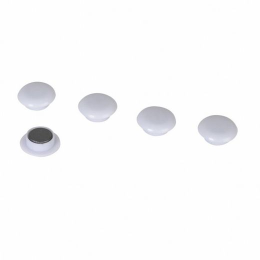 IMAN DECORAT.BLANCO D.20MM.BLANCO JGO.5