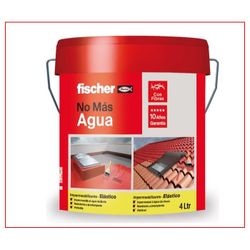 IMPERMEABILIZANTE CAUCHO CON FIBRAS 4L. TERRACOTA
