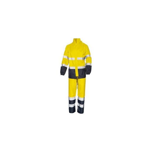 IMPERMEABLE ALTA VISIVILIDAD AMARILLO/AZUL 01800 T-XL