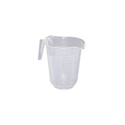 JARRA GRADUADA PLASTICO 1 LT.