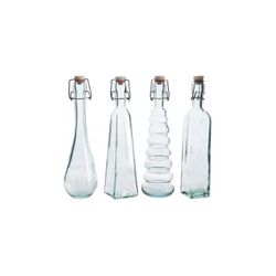 JGO 4 BOTELLAS JUEGO 4 BOTELLAS CIERRE PINZA VIDRIOS SAN MIGUEL