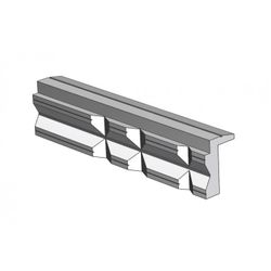 JUEGO 2 BOCAS FORZA ALUMINIO CON V Y RANURADAS REF.8815052