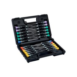 JUEGO 24 DESTORNILLADORES PRECISION PL/PH/PZ/TX/HEX BOLA