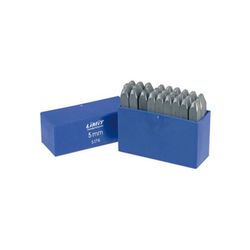 JUEGO 27 PUNZONES LETRAS - ACERO/METAL 9MM 6MM