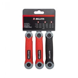 JUEGO 3 NAVAJAS 8 LLAVES ALLEN Y TORX 6455P3