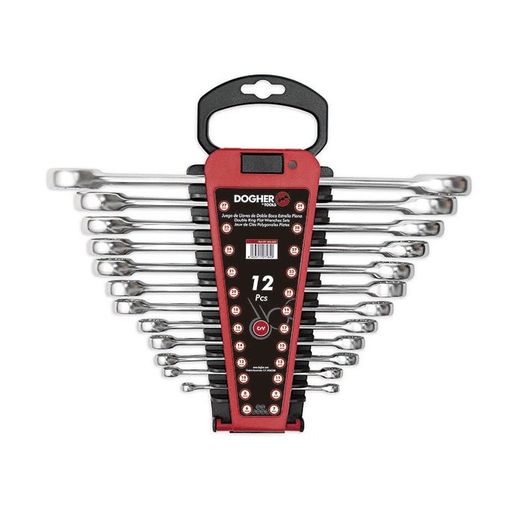 JUEGO 6 PCS COMB. CARRACA PLANA SIN REV