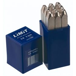JUEGO 9 PUNZONES NUMEROS - INOX./METAL 10MM
